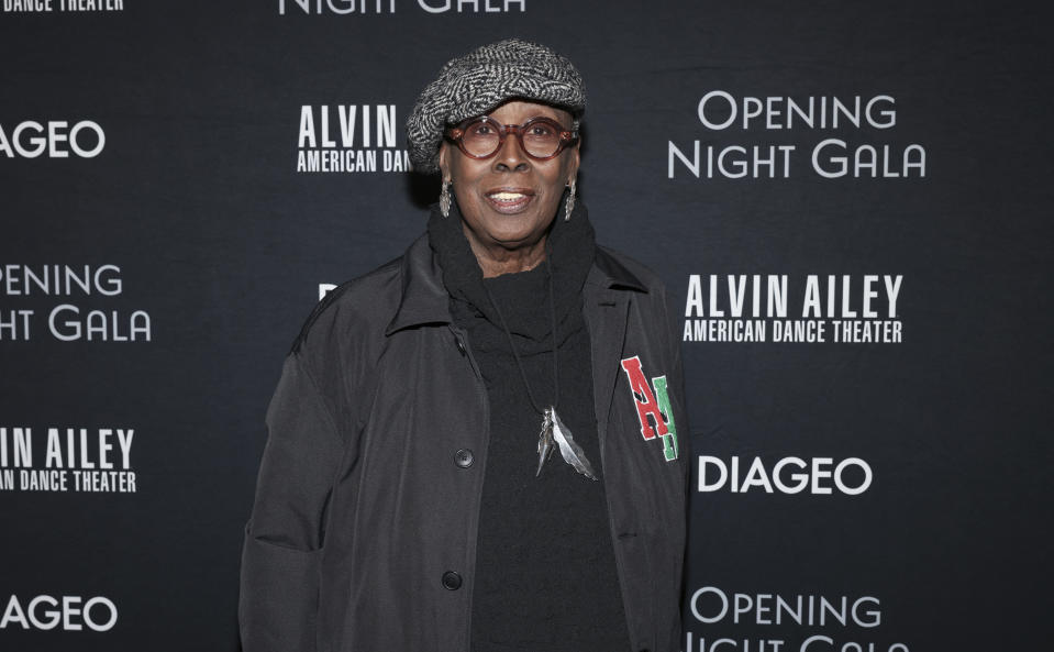 Judith Jamison attends the Alvin Ailey American Dance Theater's 65th anniversary season gala on Wednesday, Nov. 29, 2023, in New York. (Photo by CJ Rivera/Invision/AP)