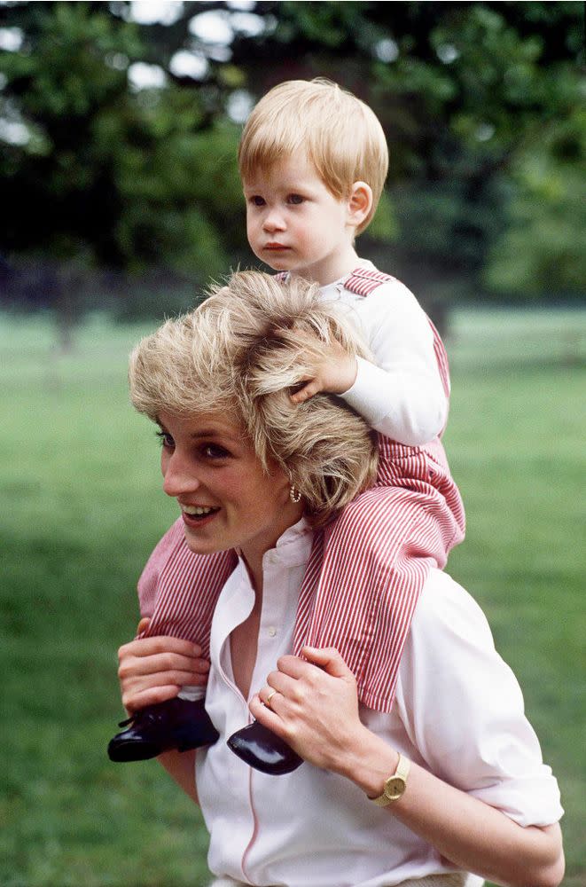 Princess Diana and Prince Harry | Tim Graham/Getty