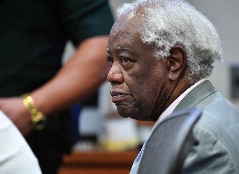 Henry Porter, founder of the Westcoast Center for Human Development, listens to testimony in court Thursday in Sarasota.