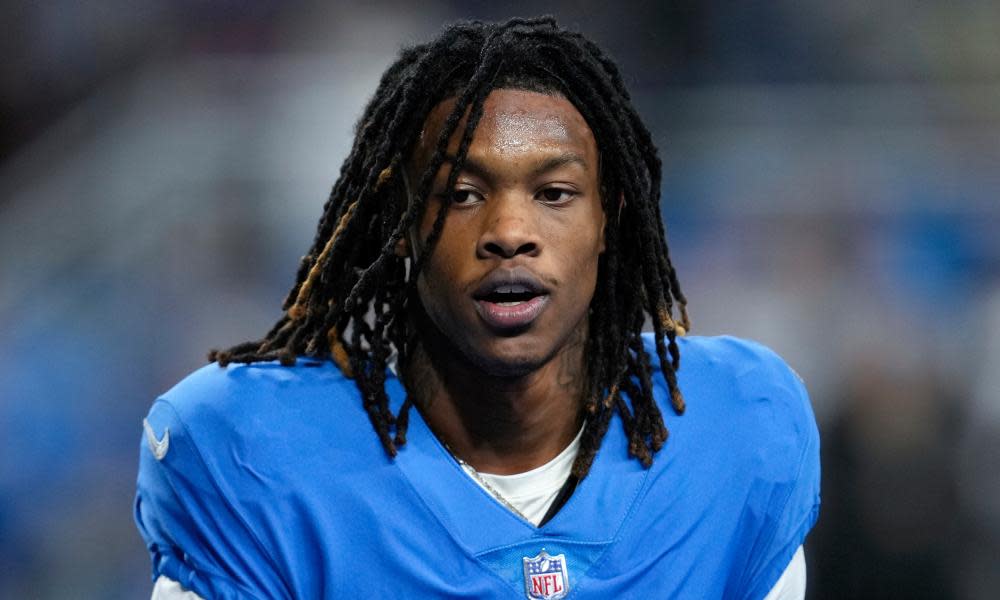Four members of the Detroit Lions, including receiver Jameson Williams, were suspended by the NFL for violating the league’s gambling policy.