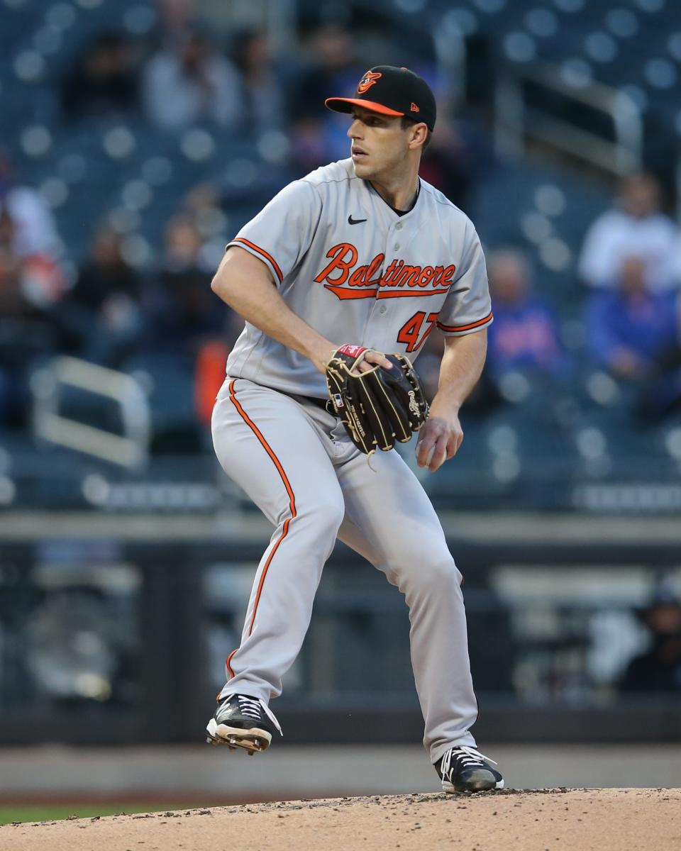 Orioles pitcher John Means has allowed only seven earned runs in 52 innings over his seven starts this season.