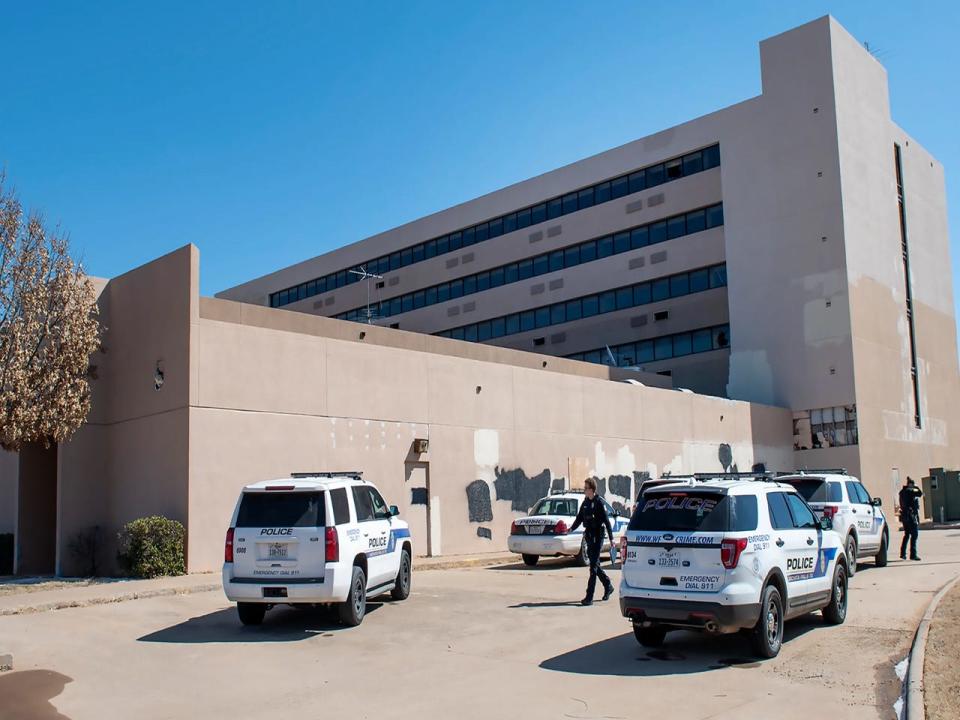 As the former Sheraton Hotel on Central Freeway fell into disrepair, police were often called to the scene on reports on vandals and transients and on one occasion had to rescue juveniles from the building.