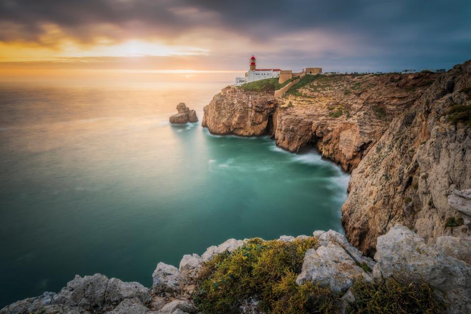 A sunset in the Algarve - getty