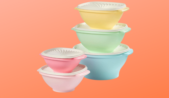 The Tupperware Heritage Collection is available at