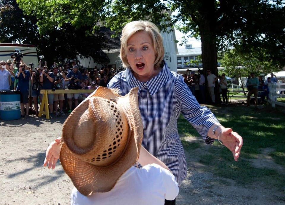 Aug. 15, 2015 — Clinton at the Iowa State Fair