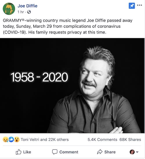 Joe Diffie obit