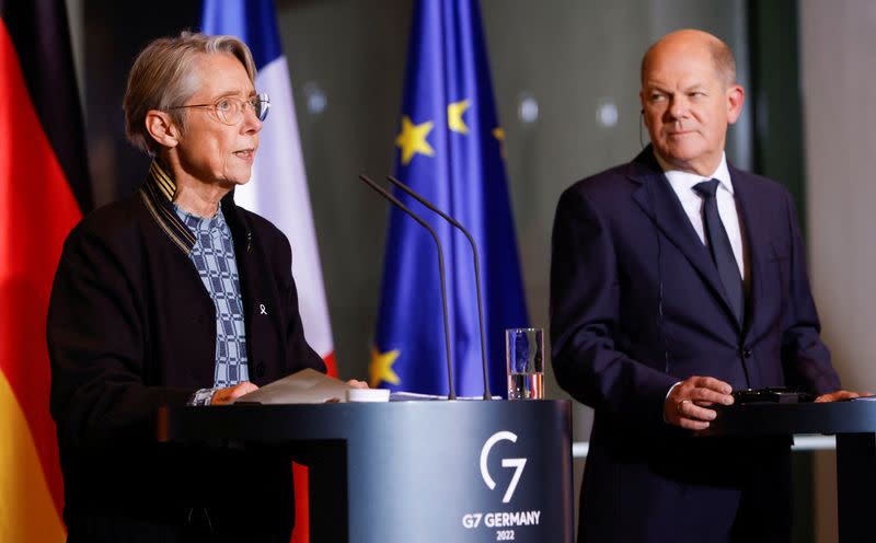 French Prime Minister Elisabeth Borne visits Germany