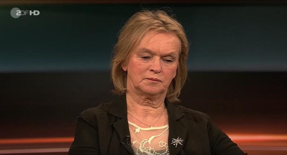 Elke Heidenreich zeigte sich von der deutschen Politik empört. (Bild: Screenshot ZDF)