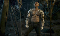 This image released by Warner Bros. Pictures shows Mehcad Brooks in a scene from "Mortal Kombat." (Warner Bros. Pictures via AP)