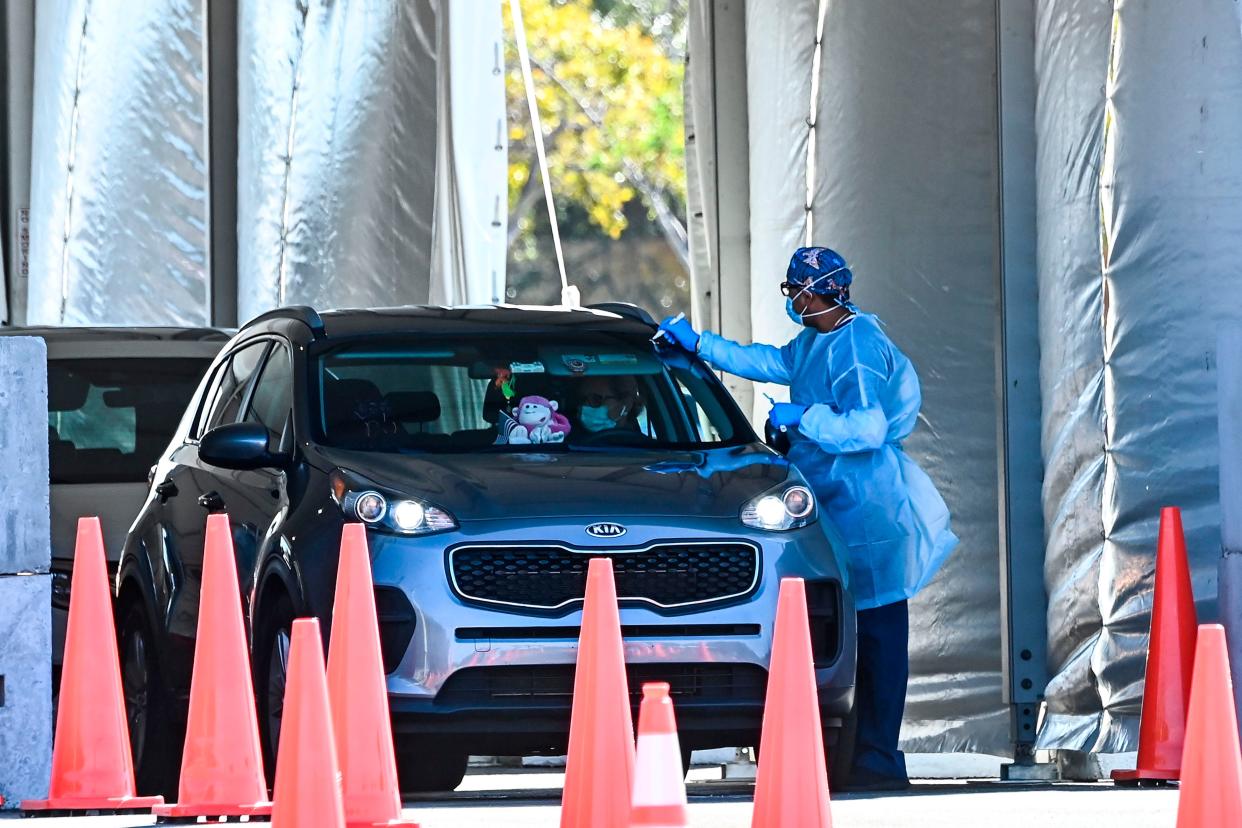 covid vaccine drive-thru