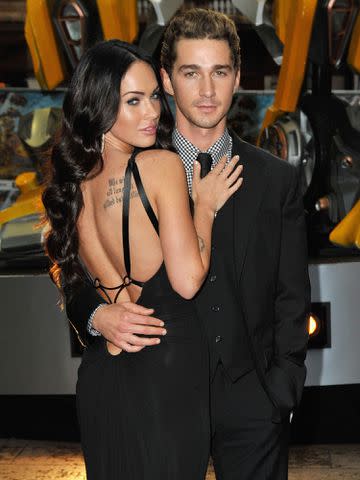 <p>Jon Furniss/WireImage</p> Shia LaBeouf and Megan Fox attend the UK premiere of 'Transformers: Revenge of the Fallen' on June 15, 2009 in London, England.