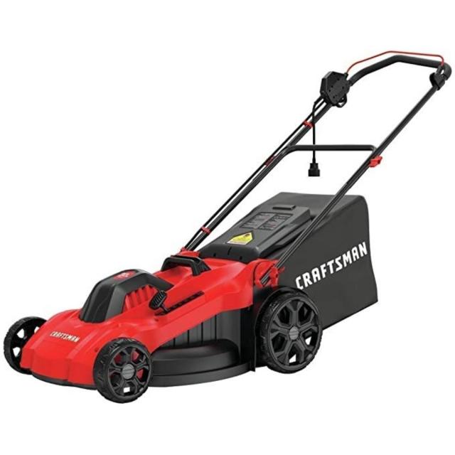 Electric Corded Lawn Mower 15-Inch 11A - LawnMaster