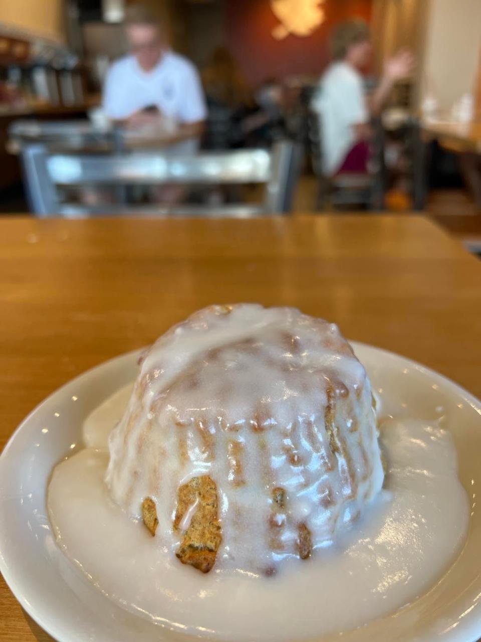 Homemade biscuits are a specialty of the Maple Street Biscuit Company in Jackson Township, including ones with icing and cinnamon chips. The new restaurant is part of a national chain.