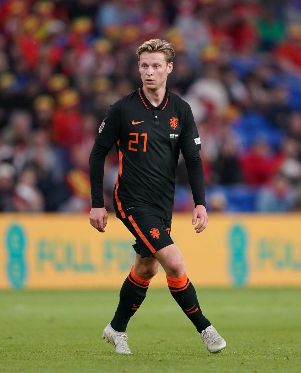 Manchester United are trying to sign Frenkie de Jong (Zac Goodwin/PA) (PA Wire)