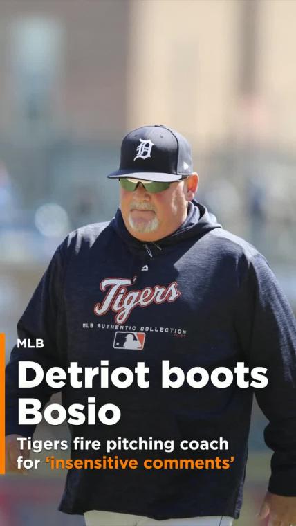 Tigers pitching coach Chris Bosio fired after 'insensitive comments' toward a Tigers employee