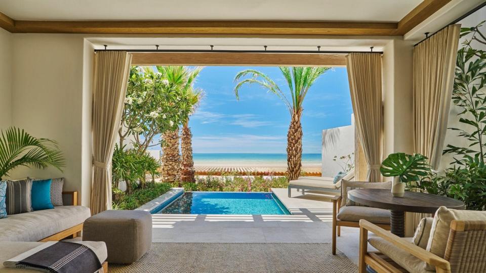 At the Four Seasons Resort and Residences Cabo San Lucas at Cabo Del Sol guest rooms will look out onto the private beach.