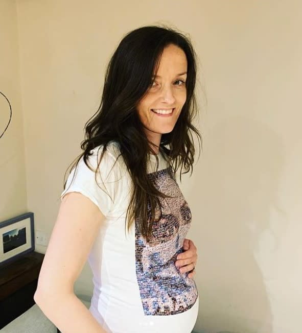 Keavy Lynch is three months pregnant. (Keavy Lynch/Instagram)