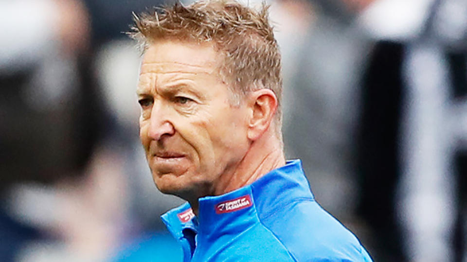 Former North Melbourne coach David Noble is pictured.