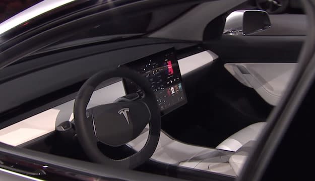 Tesla Model 3 Interior Design Photo Leaked – The Last Driver License Holder…