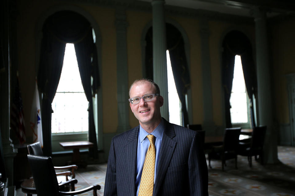 State Senator Jason Lewis in 2015<span class="copyright">Lane Turner—The Boston Globe via Getty Images</span>