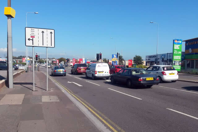 The speed camera on Newport Road, Cardiff, which is thought to be the UK's most prolific after catching out more than 13,000 motorists in just six months and generating more than an estimated &pound;800,000 worth of fines.