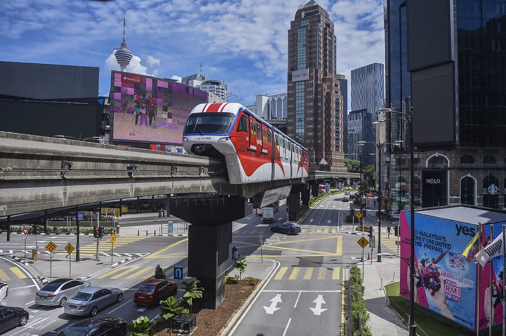 A general view of Jalan Bukit Bintang in Kuala Lumpur May 4, 2020. ― Picture by Miera Zulyana