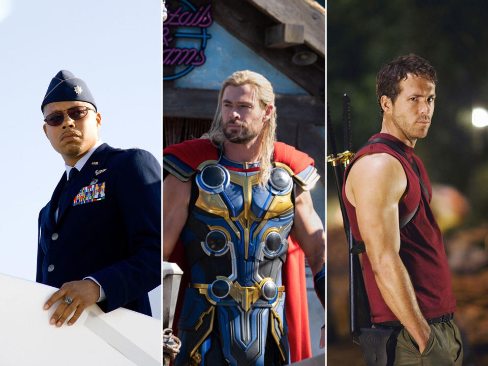 Terrence Howard, Chris Hemsworth, and Ryan Reynolds have all shared their frustrations about their Marvel experiences. (Marvel Studios/Fox)