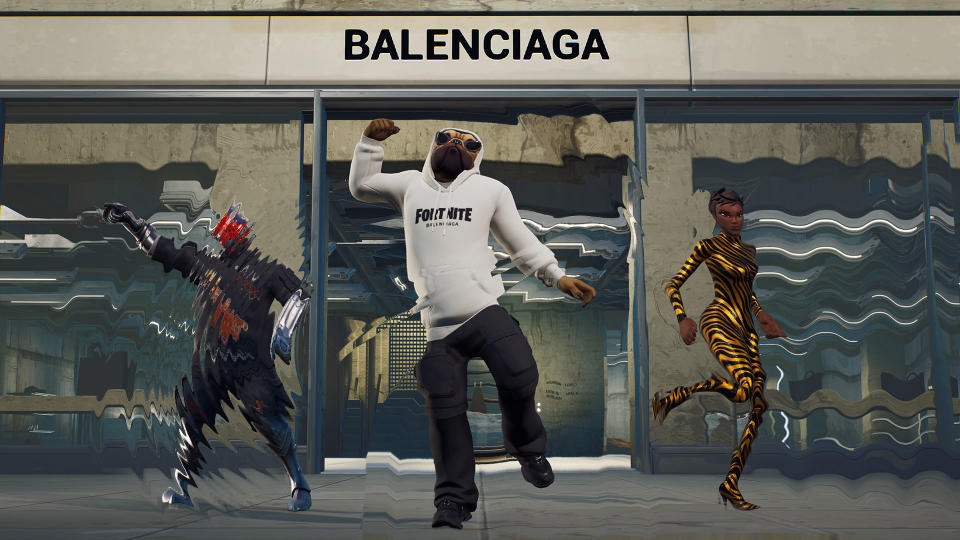 Balenciaga and Fortnite have teamed on an immersive in-game world inspired by the fashion house’s Afterworld game to support the fall 2021 collection. - Credit: Courtesy Photo