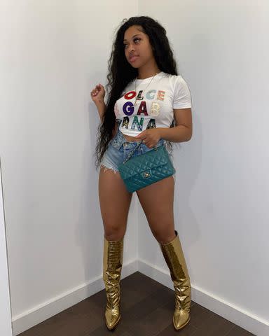 <p>India Royale Instagram</p> Lil Durk's fiancée India Royale.