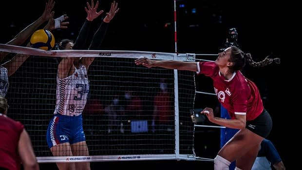 Canada beat Serbia 3-1 in sets Saturday to halt a three-game losing skid in Volleyball Nations League. 