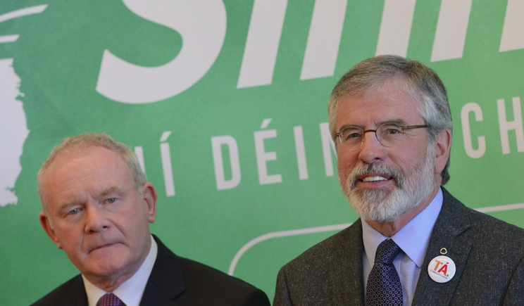 Martin McGuinness and Gerry Adams (Picture: Rex)