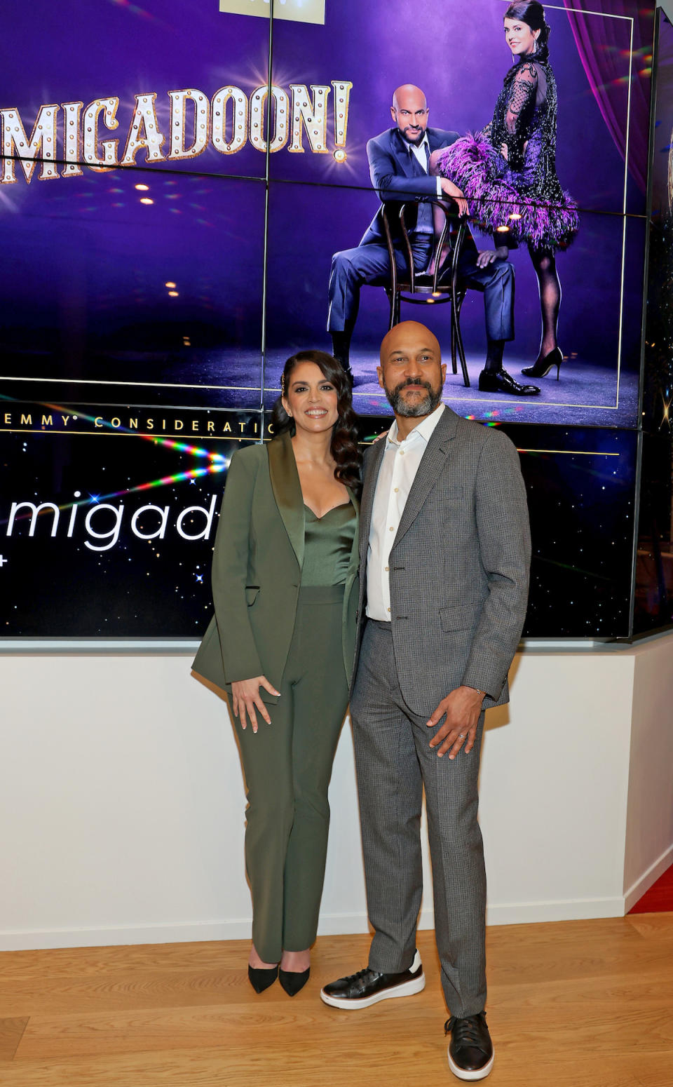 Cecily Strong and Keegan-Michael Key attend Apple TV+ 