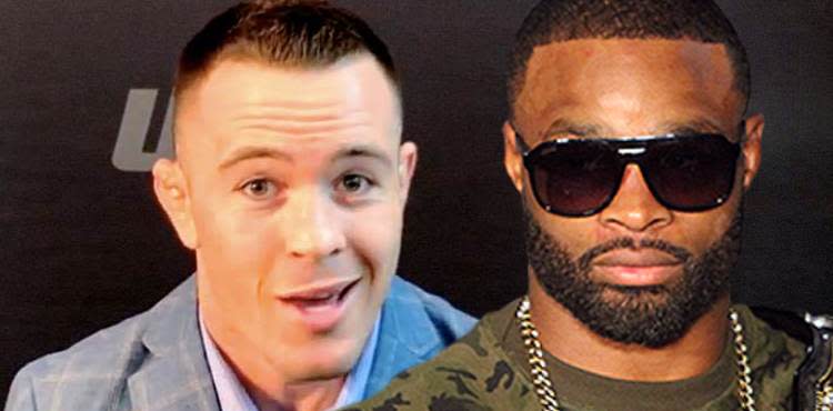 Colby Covington and Tyron Woodley