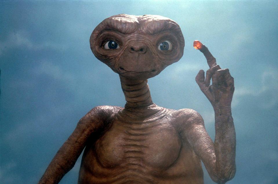 E.T. in a scene from E.T. The Extra-Terrestrial