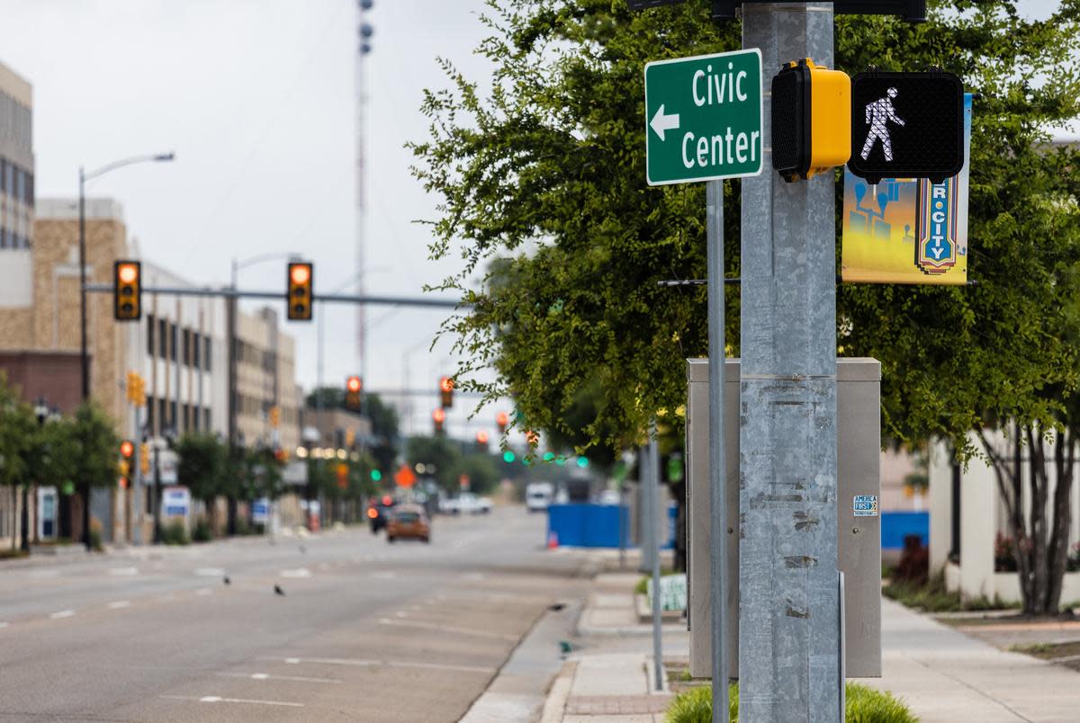 Downtown Amarillo on June 28, 2021.