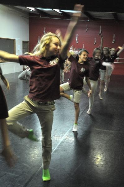 In this 2018 image, students dance at Ivy Hawn Charter School of the Arts in Lake Helen