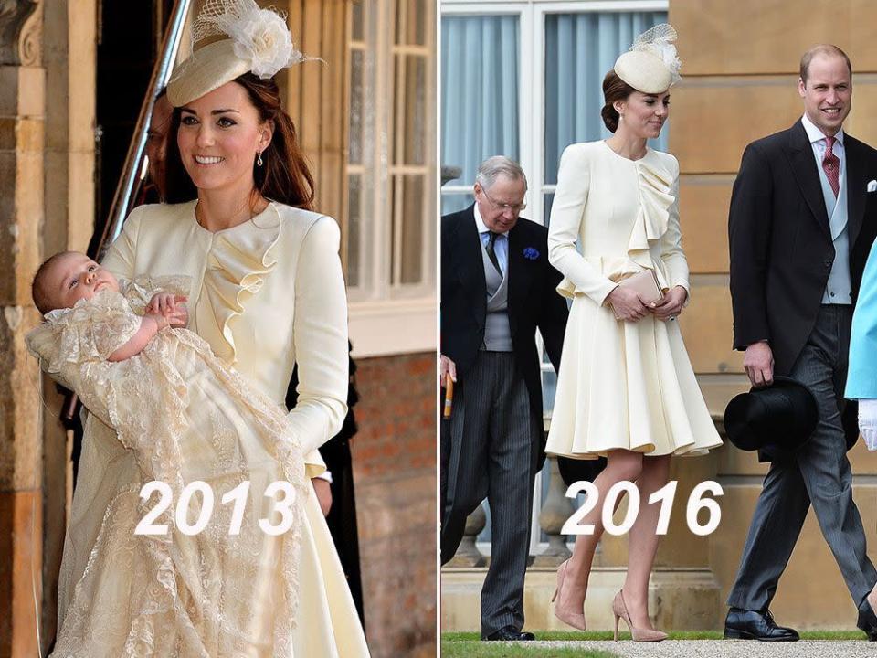 Les tenues préférées de la duchesse de Cambridge qu'elle n'a pas hésité à ressortir en 2016