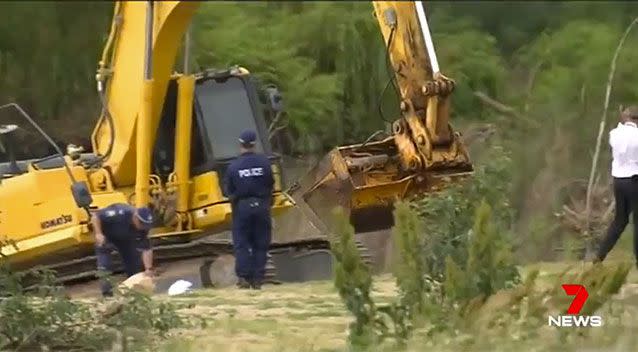 Police wrapped up a search for Ms Nolan last week. Source: 7 News