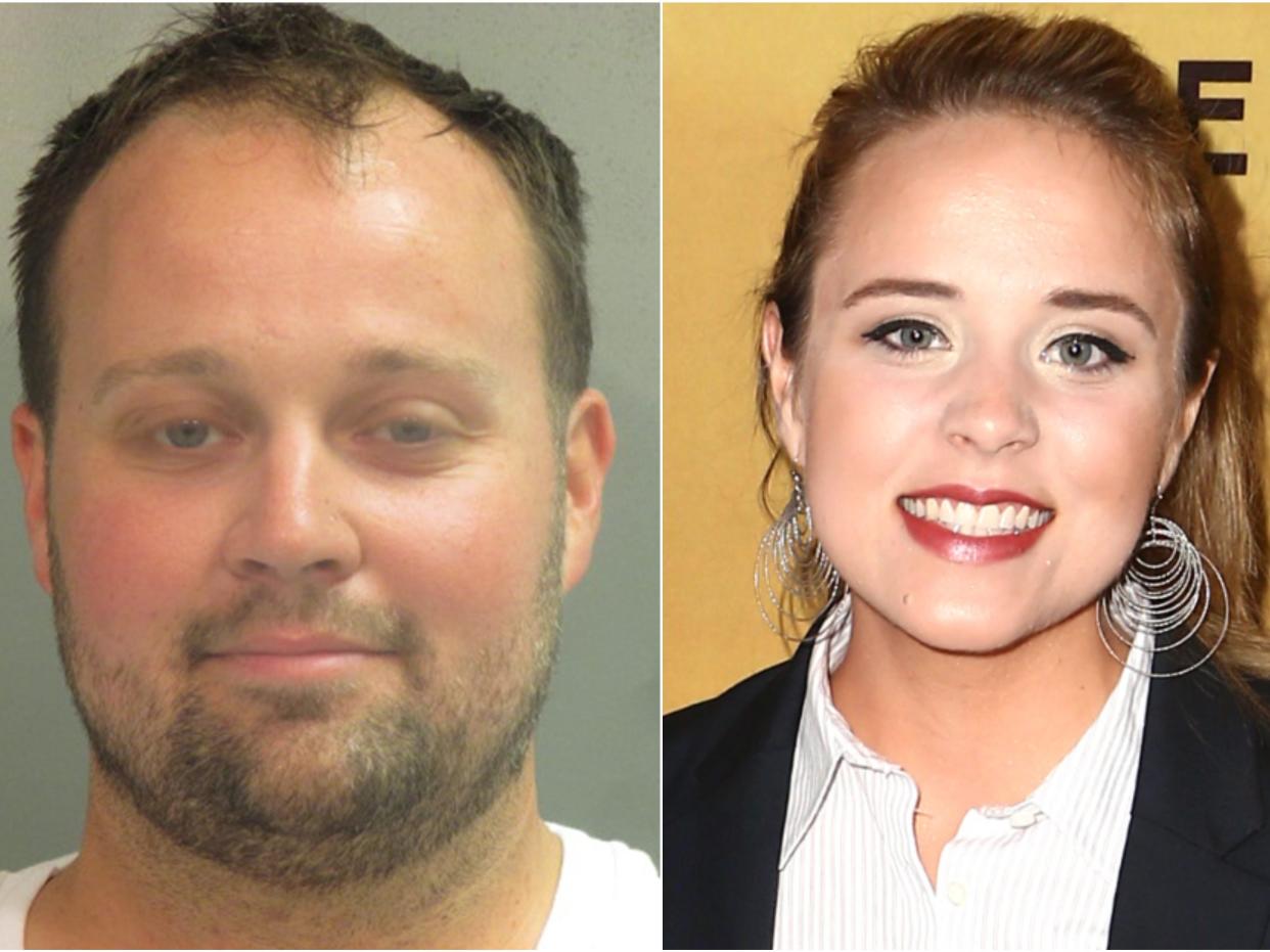 Preview of Josh Duggar (left) and Jinger Duggar (right)