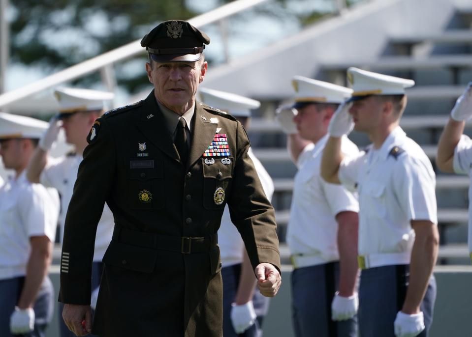 Scenes from the 2023 Graduation and Commissioning Ceremony at Michie Stadium on the campus of U.S. Military Academy at West Point on Saturday, May 27, 2023.