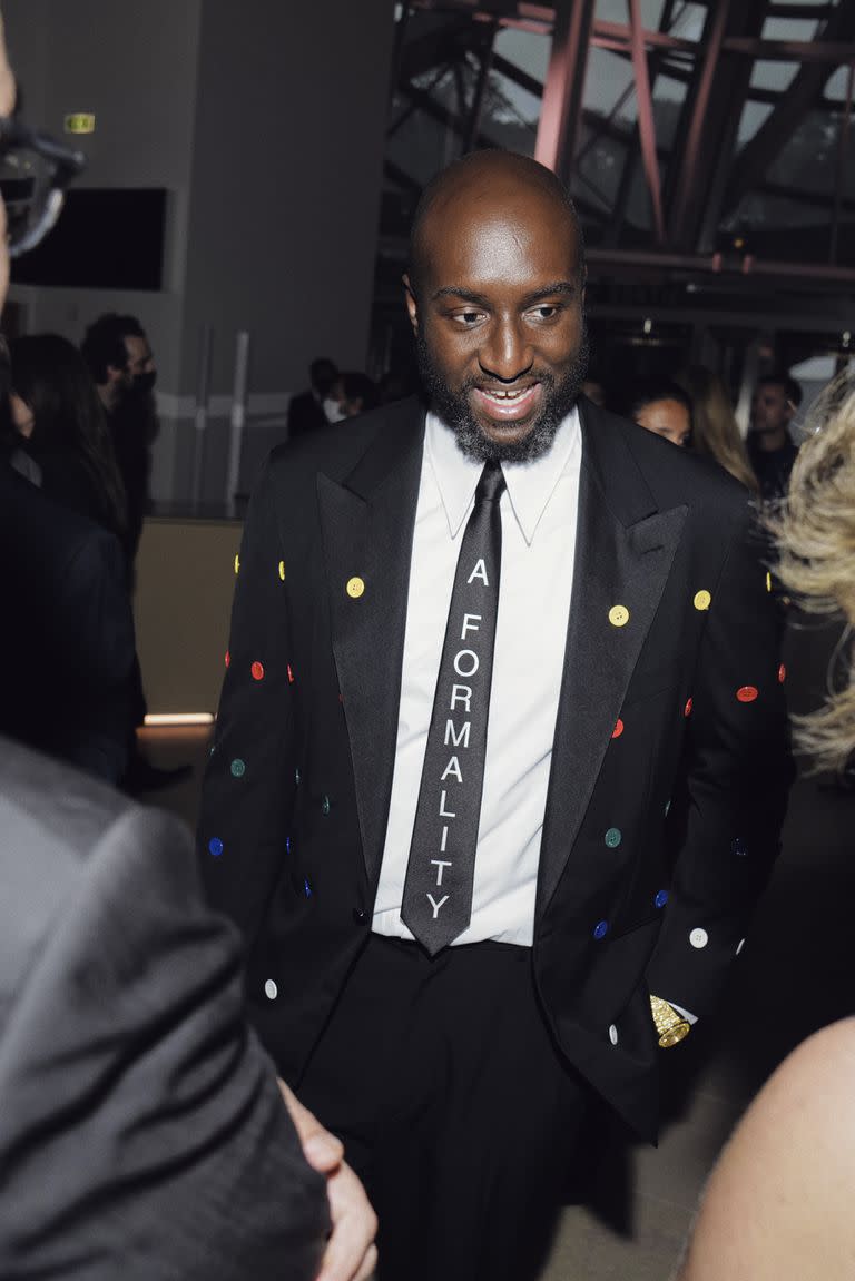 Virgil Abloh en el encuentro "Les Extraits Collection celebratory dinner", celebrado en julio 2021