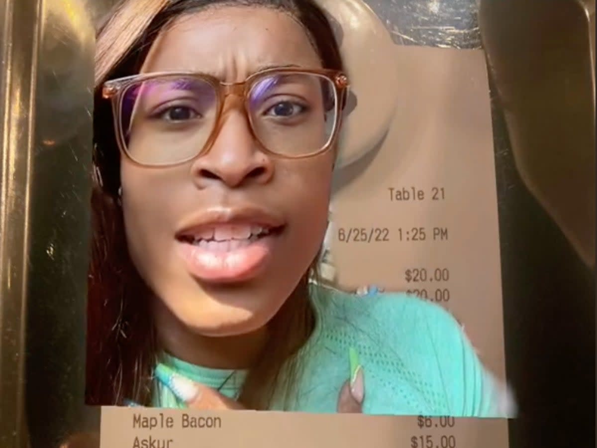 A TikTok user said she was ‘flabbergasted’ at a health coverage charge on her bill (TikTok / @killjill)