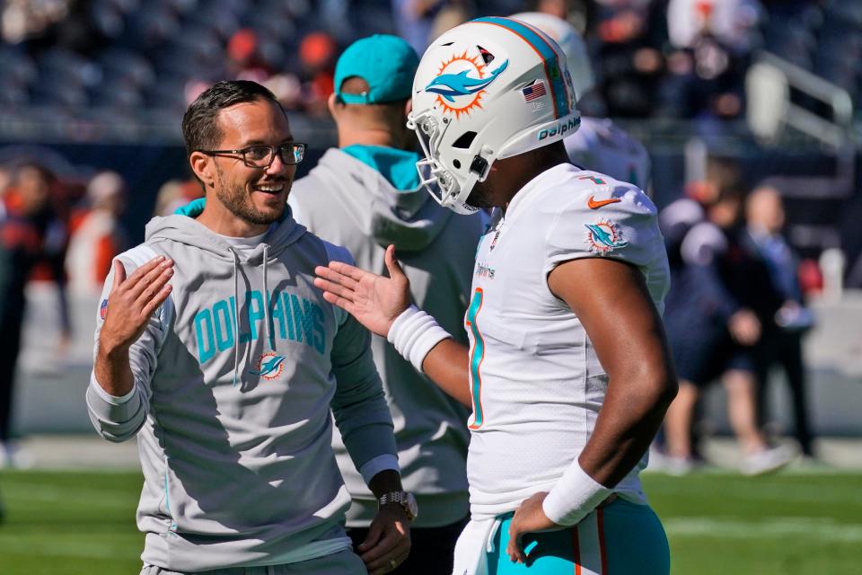 Mike McDaniel, Tua Tagovailoa and the Dolphins were on a roll heading into the bye week, and return to the field this Sunday to face the Texans.