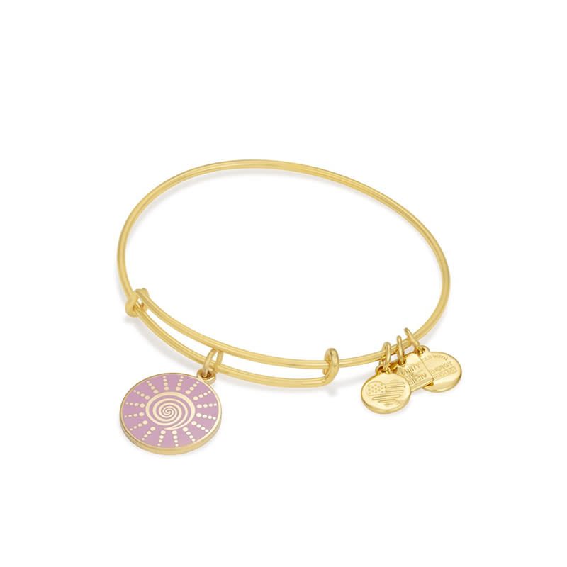 <a rel="nofollow noopener" href="http://rstyle.me/n/b2c6v2jduw" target="_blank" data-ylk="slk:Spiral Sun Charm Bangle, Alex and Ani, $38Alex and Ani will be donating 20% of the purchases from each Spiral Sun Charm sold to the Breast Cancer Research Foundation for the rest of the year.;elm:context_link;itc:0;sec:content-canvas" class="link ">Spiral Sun Charm Bangle, Alex and Ani, $38<p>Alex and Ani will be donating 20% <span>of the purchases from each Spiral Sun Charm sold to the Breast Cancer Research Foundation for the rest of the year. </span></p> </a><ul> <strong>Related Articles</strong> <li><a rel="nofollow noopener" href="http://thezoereport.com/fashion/style-tips/box-of-style-ways-to-wear-cape-trend/?utm_source=yahoo&utm_medium=syndication" target="_blank" data-ylk="slk:The Key Styling Piece Your Wardrobe Needs;elm:context_link;itc:0;sec:content-canvas" class="link ">The Key Styling Piece Your Wardrobe Needs</a></li><li><a rel="nofollow noopener" href="http://thezoereport.com/living/relationships/12-things-every-bridesmaid-probably-experienced/?utm_source=yahoo&utm_medium=syndication" target="_blank" data-ylk="slk:12 Things Every Bridesmaid Has Probably Experienced;elm:context_link;itc:0;sec:content-canvas" class="link ">12 Things Every Bridesmaid Has Probably Experienced</a></li><li><a rel="nofollow noopener" href="http://thezoereport.com/living/wellness/beyonce-mom-fitness-inspiration/?utm_source=yahoo&utm_medium=syndication" target="_blank" data-ylk="slk:See The Beyoncé Image That's Inspiring Us To Work Out More;elm:context_link;itc:0;sec:content-canvas" class="link ">See The Beyoncé Image That's Inspiring Us To Work Out More</a></li></ul>