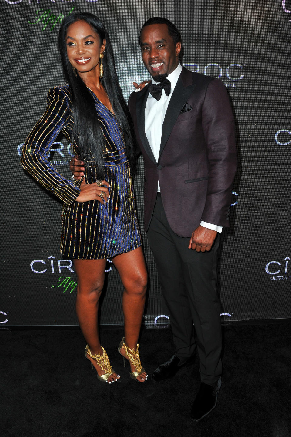 Model Kim Porter and recording artist Sean "Diddy" Combs are seen attending the rapper's birthday party in Beverly Hills in 2015. (Photo: Allen Berezovsky via Getty Images)