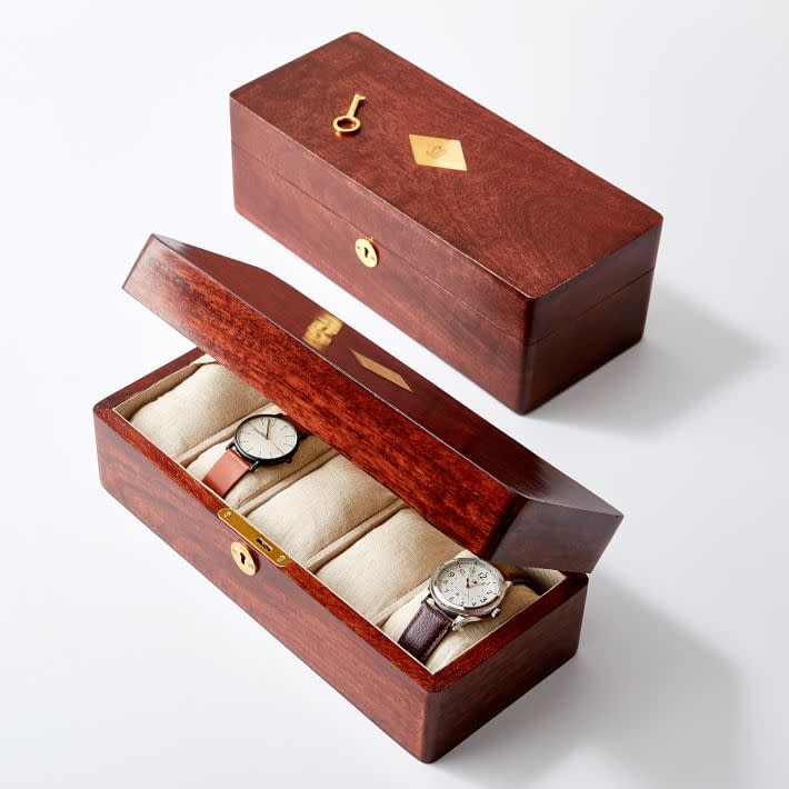 <p><a href="https://go.redirectingat.com?id=74968X1596630&url=https%3A%2F%2Fwww.markandgraham.com%2Fproducts%2Facacia-wood-watch-box%2F&sref=https%3A%2F%2Fwww.cosmopolitan.com%2Fstyle-beauty%2Ffashion%2Fg21083430%2Fdad-gifts-from-daughter%2F" rel="nofollow noopener" target="_blank" data-ylk="slk:Shop Now;elm:context_link;itc:0;sec:content-canvas" class="link rapid-noclick-resp">Shop Now</a></p><p>Wood Watch Box</p><p>markandgraham.com</p><p>$139.00</p>