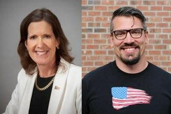 Incumbent Rep. Tracy Richardson, left, and challenger Michael R. Bohland are seeking the Republican Party nomination in the race for the 86th Ohio House District primary election today. The winner of the GOP race will face Democratic Party candidate Barbara A. Luke in the Nov. 8 general election.