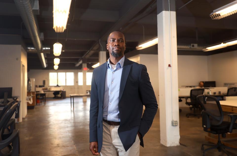 Memphis Medical District Collaborative President Rory Thomas at their office on Thursday, May 19, 2022. 