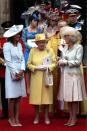 <p>When around the Queen, you should follow the <a rel="nofollow noopener" href="http://www.news.com.au/world/etiquette-the-dos-and-donts-of-meeting-her-maj-queen-elizabeth-ii/news-story/58e5742b29f809fbcb8a774d7546c0ff" target="_blank" data-ylk="slk:same rule some people use for kids;elm:context_link;itc:0;sec:content-canvas" class="link ">same rule some people use for kids</a>, which is "little children should be seen and not heard." This allows for the Queen to carry the conversation - or put it to a stop, if she so desires.</p>