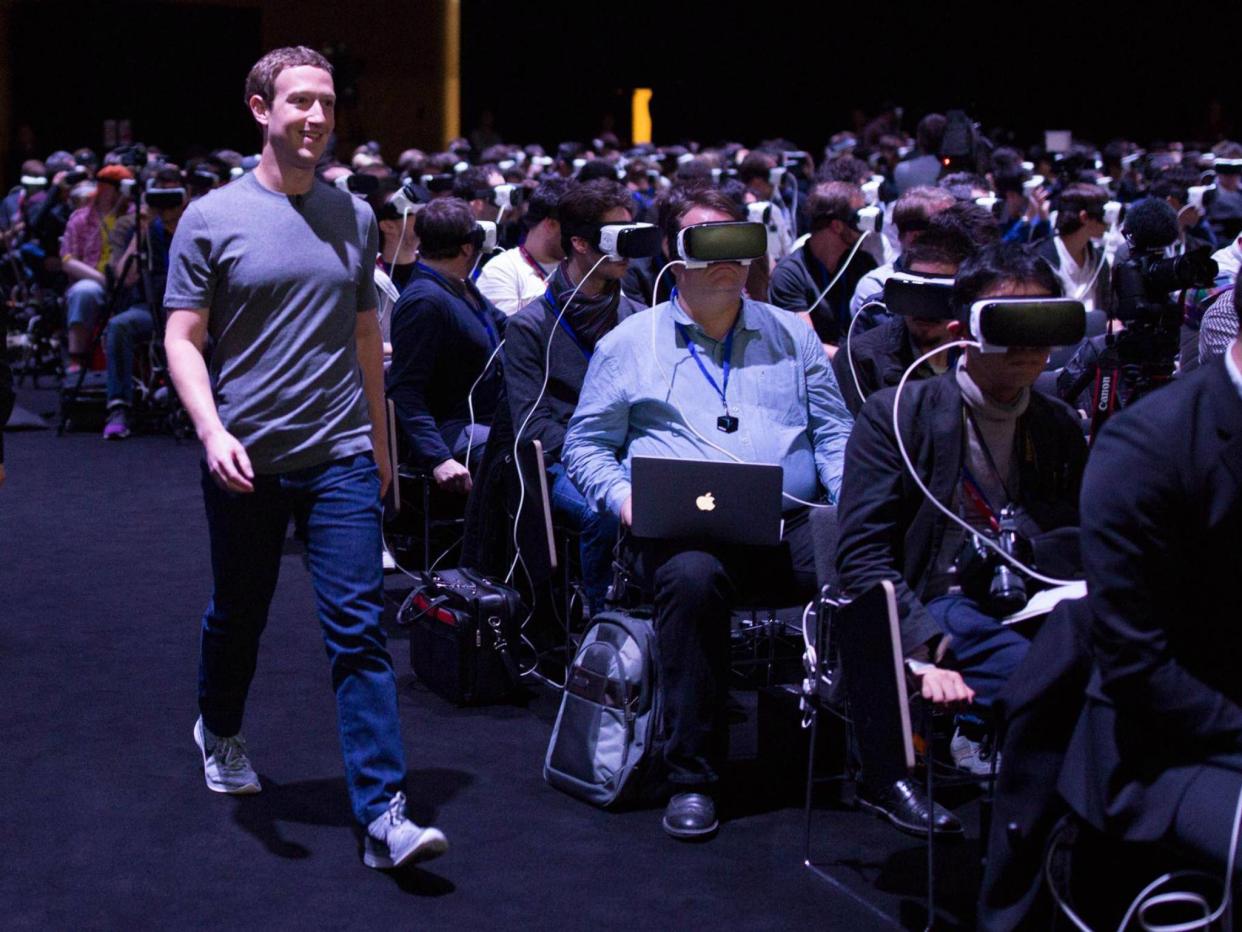 Earlier this year, Mark Zuckerberg said that VR can make the 'limited' real world better: Facebook/Mark Zuckerberg